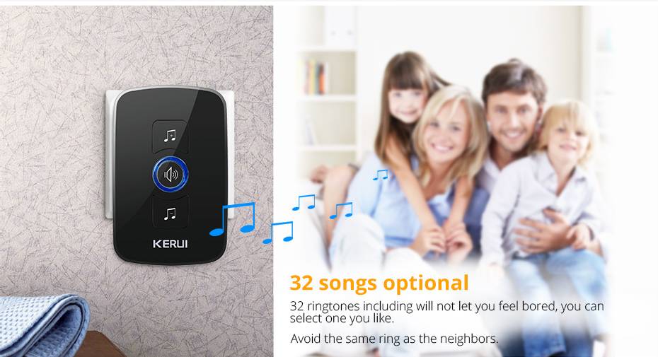 Wireless Waterproof Touch Button Doorbell Wireless Waterproof Touch Button Doorbell