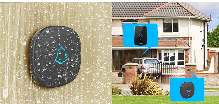 Wireless Waterproof Touch Button Doorbell Wireless Waterproof Touch Button Doorbell