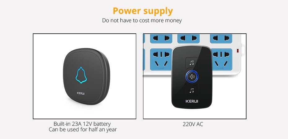 Wireless Waterproof Touch Button Doorbell Wireless Waterproof Touch Button Doorbell