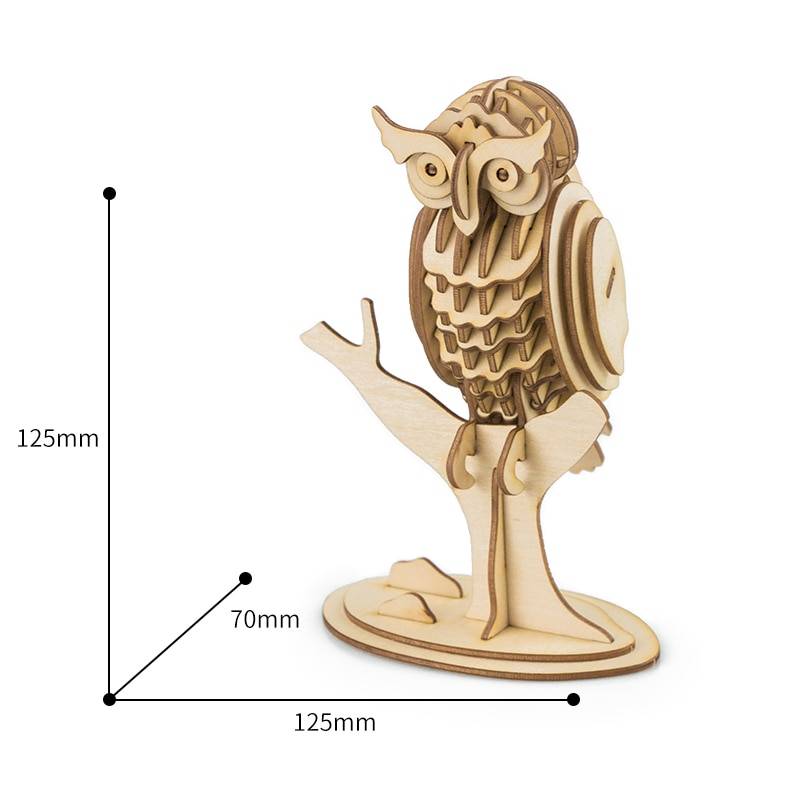 DIY 3D Wooden Animal Building Puzzle DIY 3D Wooden Animal Building Puzzle