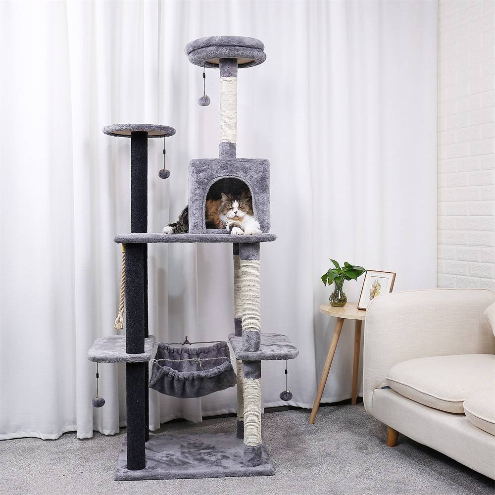 Pet Climbing Frame with Hanging Ball Pet Climbing Frame with Hanging Ball
