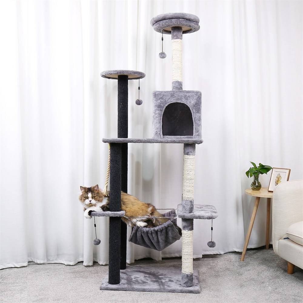 Pet Climbing Frame with Hanging Ball Pet Climbing Frame with Hanging Ball