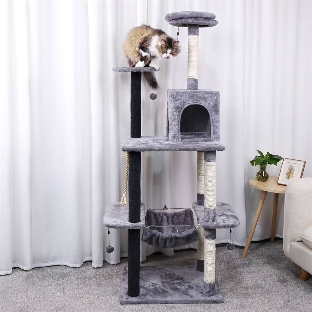 Pet Climbing Frame with Hanging Ball Pet Climbing Frame with Hanging Ball